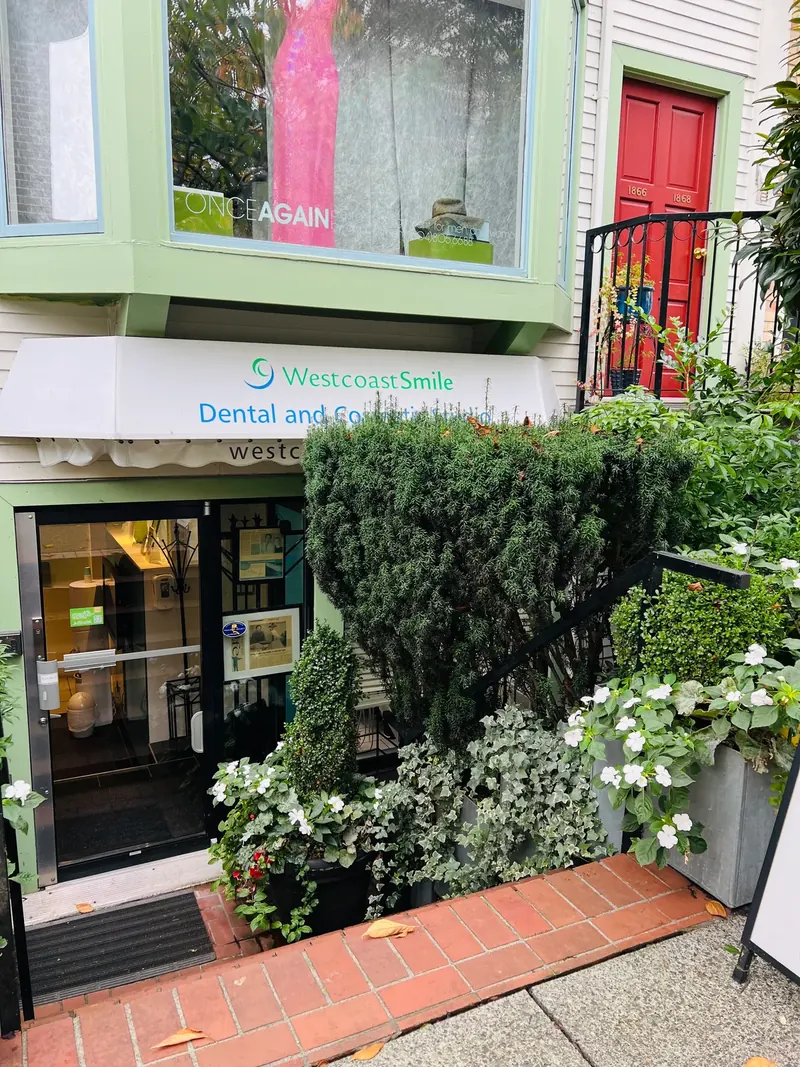 Entrance to Westcoast Smile Dental in Kitsilano, Vancouver